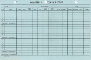 BTC QUARTERLY REPORT CARD (pkg of 50)