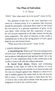 PLAN OF SALVATION Tract