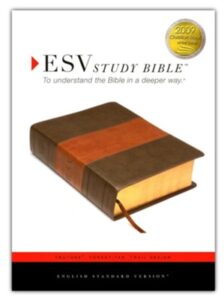 ESV, Study Bible, Bonded Leather, Forest Green/Tan Trail Design