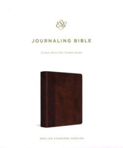 ESV, Journaling Bible, Imitation Leather, Brown and Tan Timeless Design