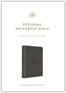 ESV, Personal Reference Bible, Imitation Leather, Quiet Forest with Ornament Design