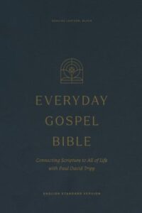 ESV, Everyday Gospel Bible, Genuine Leather, Black