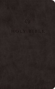 ESV, Premium Church Bible, Imitation Leather, Black, Large Print