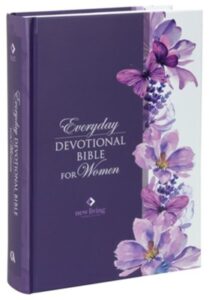 NLT, Everyday Devotional Bible for Women, Purple w/ Butterflies