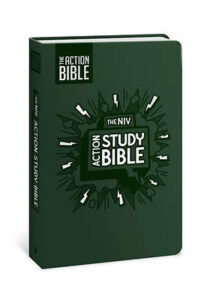 NIV, Action Study Bible for Kids, Imitation Leather, Forest Green