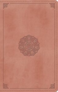 ESV, Thinline Bible, Imit Leather, TuTone Pink with Emblem Design